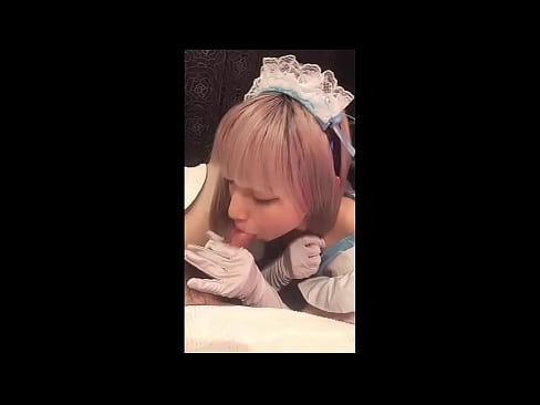 ❤️ Japoniako idoloa [mayuka], neskame frantsesaren mozorroa, 1. zatia, putzua eta ukenduarekin jerk off ❤ Kalitatezko sexua gugan ❤